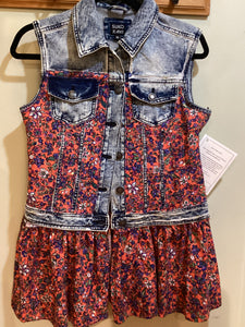 DM2-211 Long Denim Vest