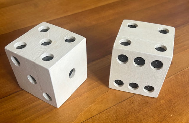 RP1-32 Dice Wooden (White)