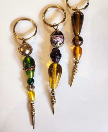 NM2-34 Multi Stone Key Chain/Zipper Pull