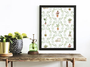 AI1-244 Art Print "Plant Pattern"