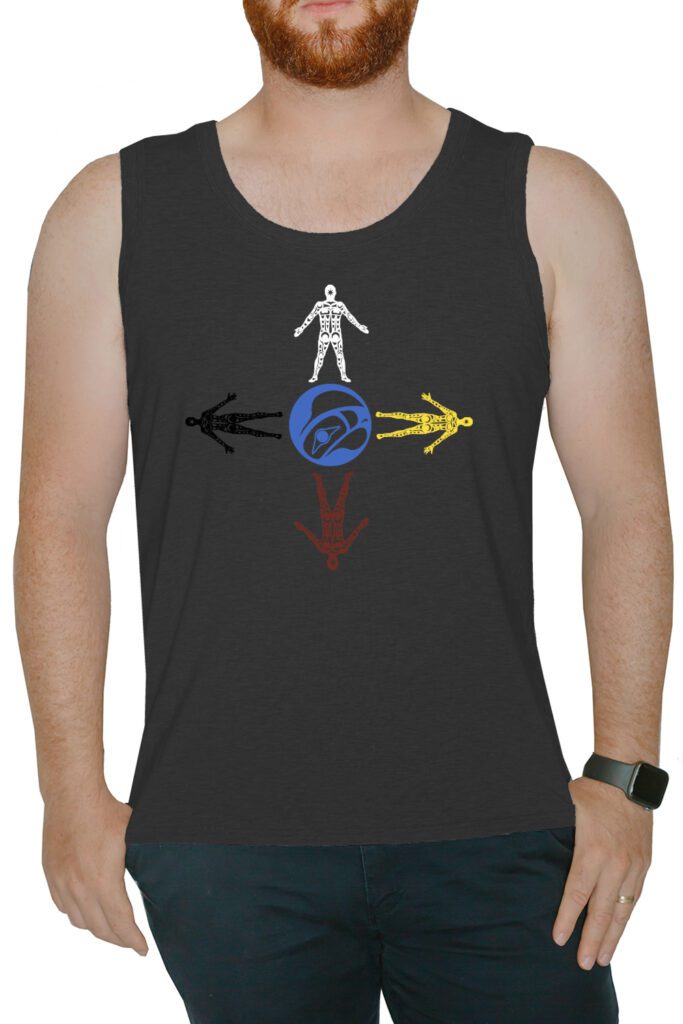 NM1-194 Men’s Tank – RHV 4Directions * Charcoal