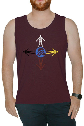 NM1-196 Men’s Tank – RHV 4Directions *Burgundy