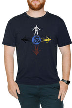 NM1-040 Men's T-Shirt _ *4Direction * Navy Blue
