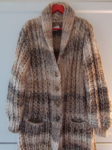 FC1-176 Hand Knitted Long Coat