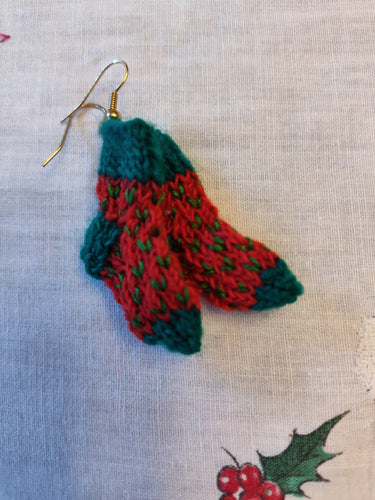 FC1-233 Hand Knit Earring