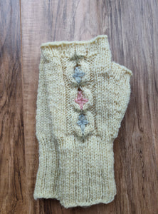 FC1-280 Wrist Warmer _ Cable Embroidered