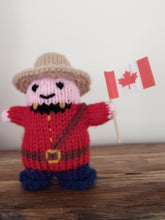 FC1-168 Hand Knit Little Figurine "Mountie"