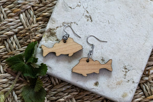 FF2-081 Bass Earrings Hanging