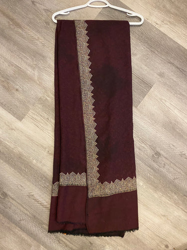 VTED1-182 Shawl - Jacquard Weave Paisley Edge