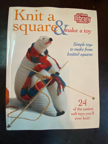 VTED1-268 *Book - Knit a Square and Make a Toy