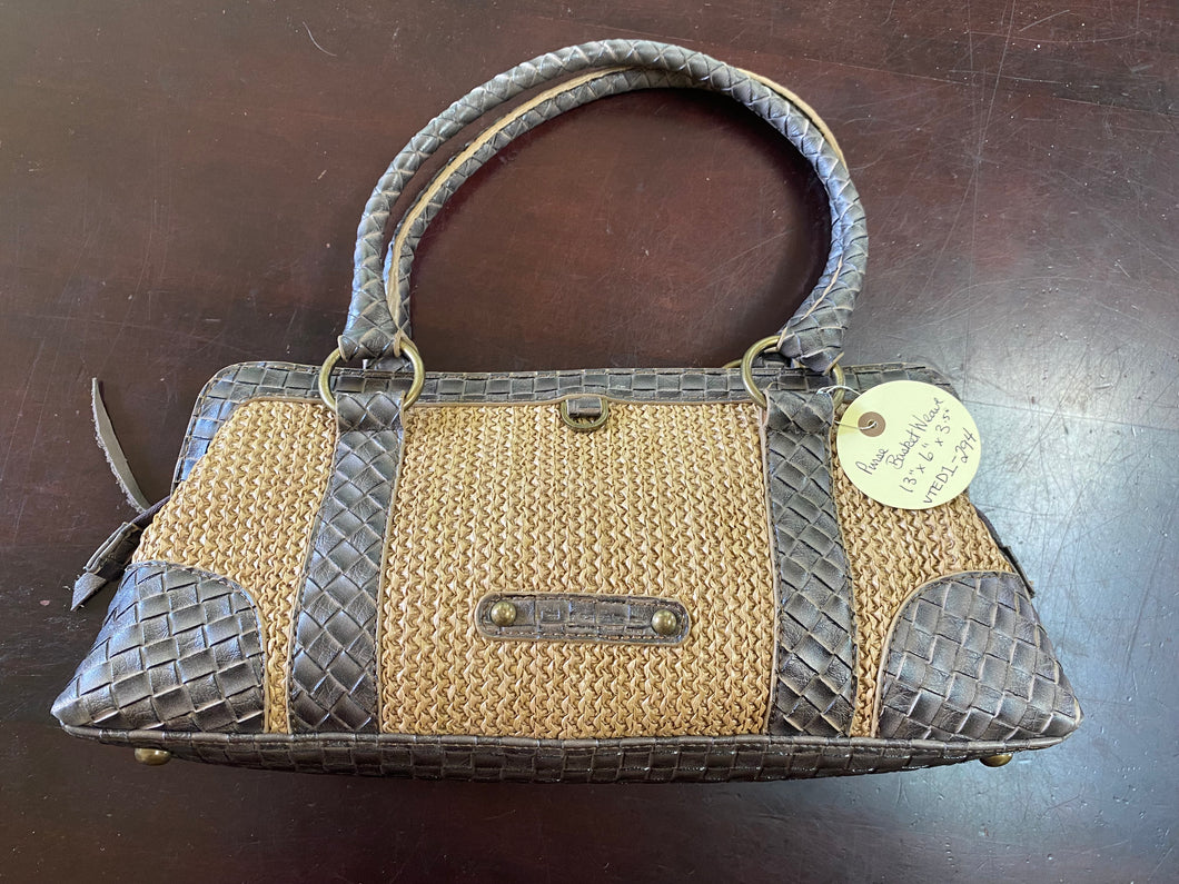 VTED1-294 Women's Purse - Basket Weave