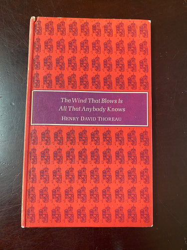 VTED1-298 *Book - The Wind that Blows Is All That Anybody Knows