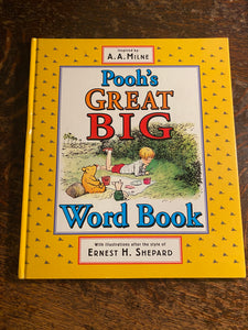 VTED1-344 *Book - Pooh's Great Big Word book