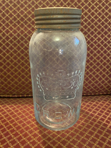 VTED1-350 1930'3 Crown Large Masion Jars