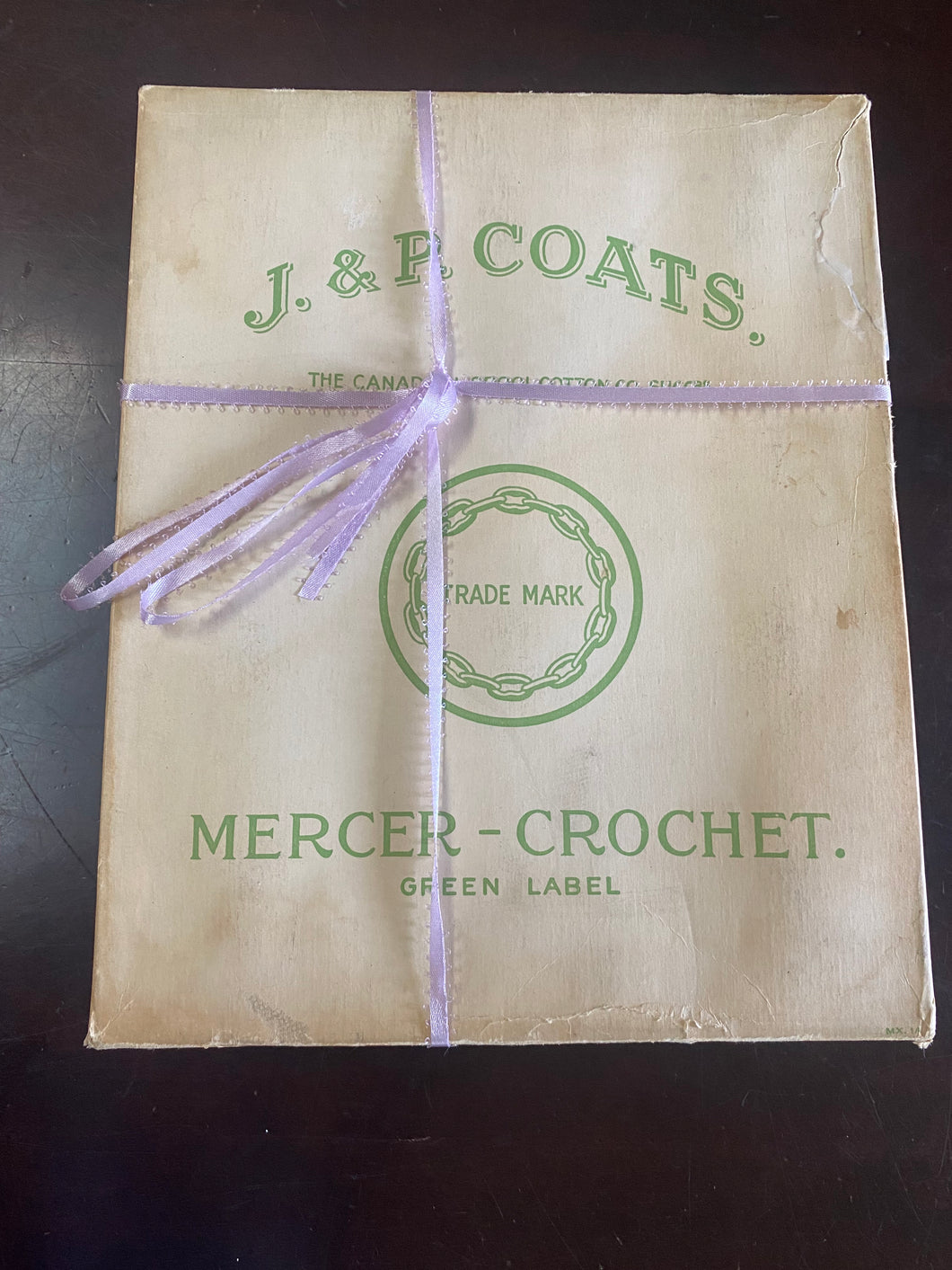 VTED1-353 J&P Coats Mercer Crochet Yarn Box