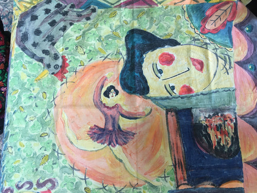 VTLD1-144 Vintage Hand Painted