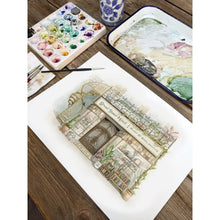 AI1-264 Art Print "Small Town Book and Plant Store"