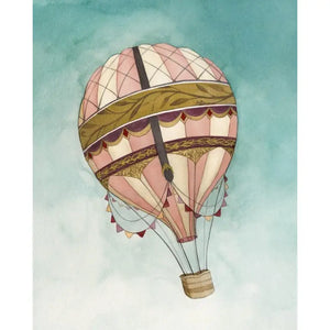 AI1-281 Art Print "Air Balloon_"Oh Darling, Let's Be Adventurers"