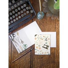 AI1-079 Greeting Note Cards "Sew Much Love"