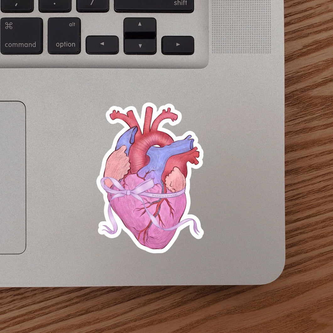 TPN-024 Heart & Bow Sticker