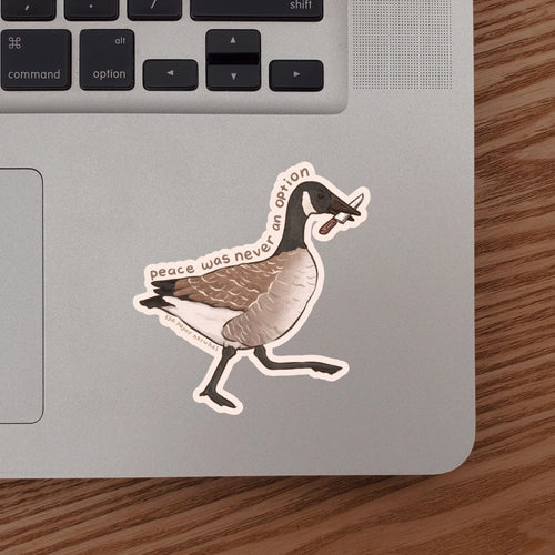 TPN-01 Angry Canada Goose Sticker