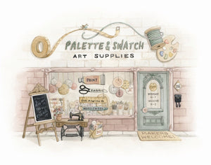 AI1-268 Art Print "Art Supply Store"
