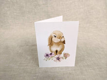 AI1-017 Greeting Note Cards "Baby Bunny"