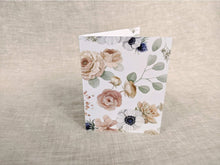 AI1-051 Greeting Note Cards "Blush Botanical Floral"