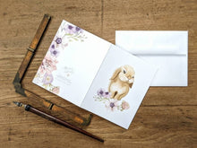 AI1-017 Greeting Note Cards "Baby Bunny"