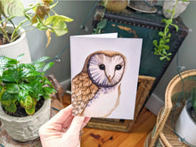 AI1-013 Greeting Note Cards "Barn Owl"