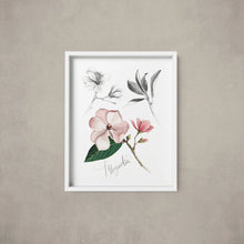AI1-236 Art Print "Yellow Magnolia Flower"