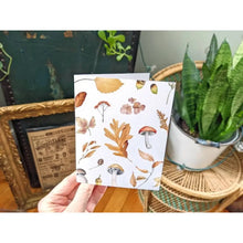 AI1-075 Greeting Note Cards "Autumn Leaves"