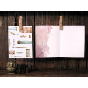 AI1-078 Greeting Note Cards "Vintage Crafting Tools"