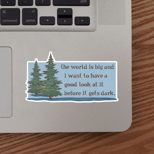 TPN-025 Before Dark - Adventure Quote Sticker