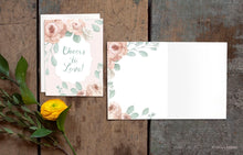 AI1-062 Greeting Note Cards "Cheers To Love"