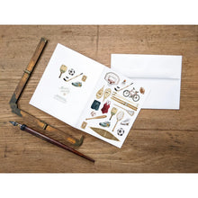 AI1-077 Greeting Note Cards "Sports Fan"