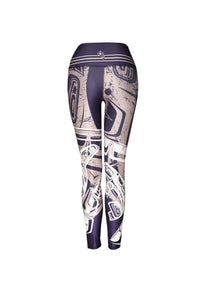 NM1-107 Leggings Whale Blue
