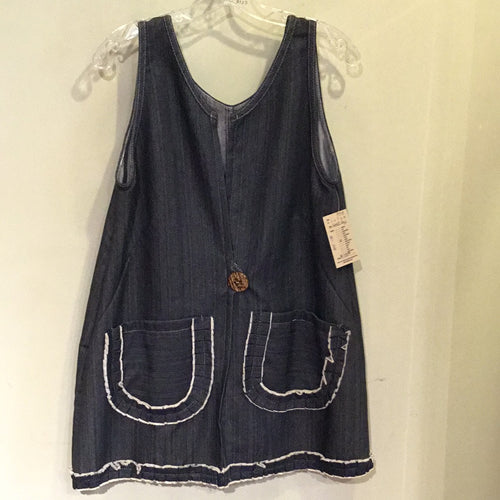 OE1-204 Vest Long Denim B