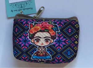 DM1-24 Little Wallet Frida Kahlo