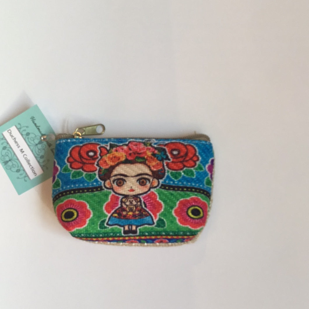 DM1-24 Little Wallet Frida Kahlo