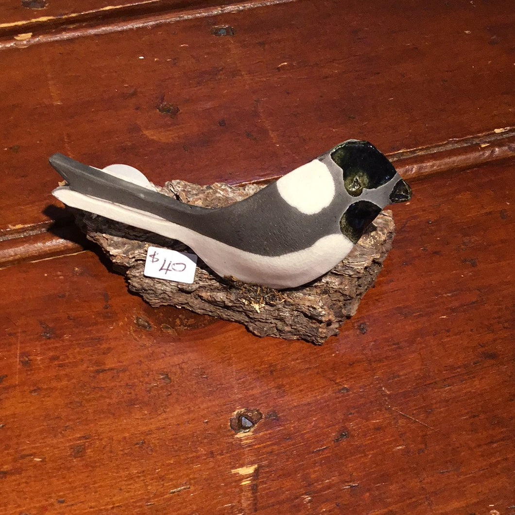 JMW- 026 Chickadee on Wood