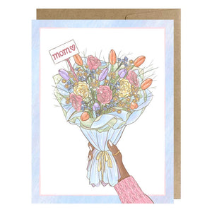 TPN-057 Flowers for Mom Greeting Card