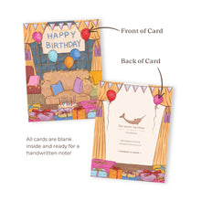 TPN-068 Retro Birthday Party Greeting Card