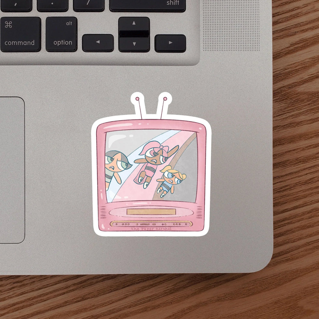 TPN-031 Retro Angelcore TV Sticker