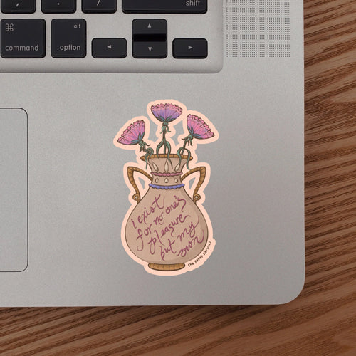 TPN-035 Exist for Yourself Vase Sticker
