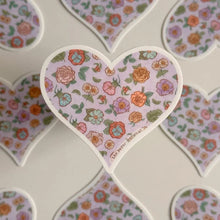 TPN-032 Spring Heart Sticker, Purple