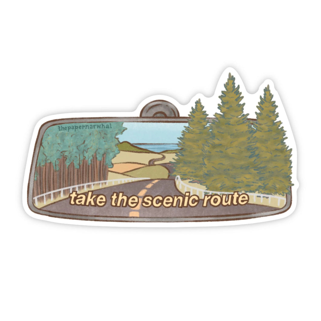 TPN-082 Take the Scenic Route - Adventure Quote Magnet