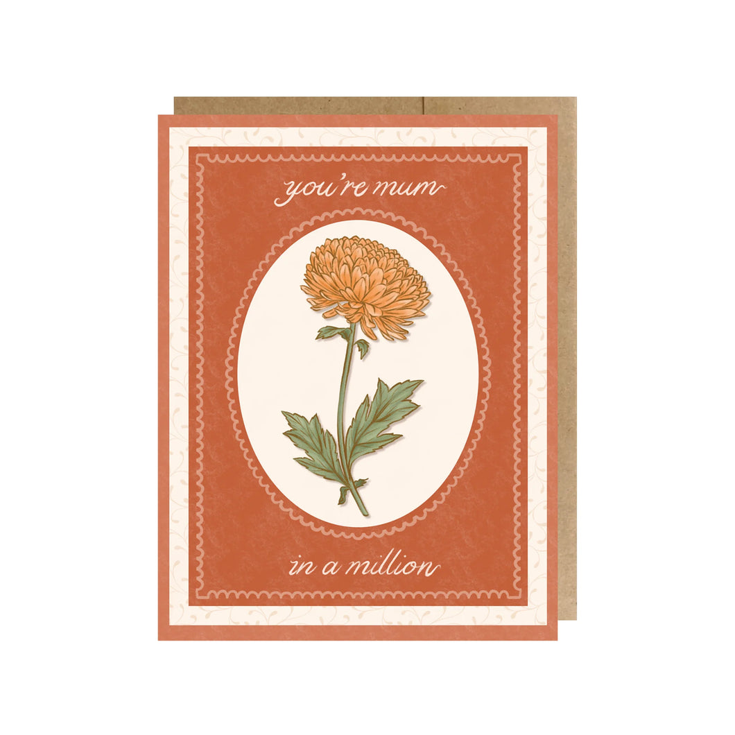 TPN-058 You're Mum in a Million Greeting Card