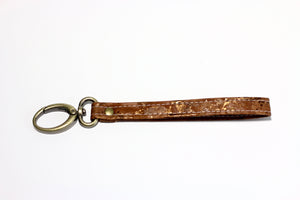 BD1-01-46 Cork Wrist Strap /  Bronze