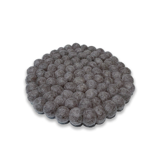 BF1-202  Grey _ Round Ball Trivet